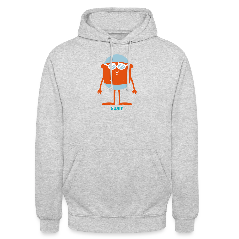 SWIM | Unisex Hoodie - Hellgrau meliert