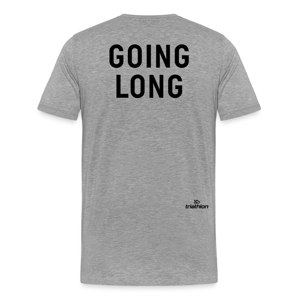 Going Long | T-Shirt mit kleiner 226 - Grau meliert