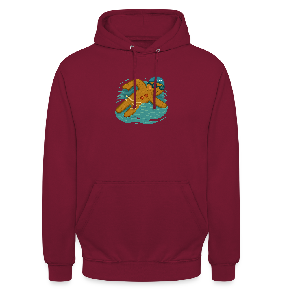 SWIM Lebkuchenmann | Unisex Hoodie - Bordeaux