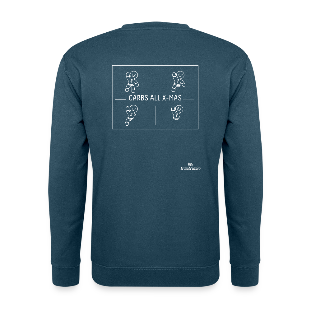 CARBS ALL X-MAS | Unisex Pullover - Indigoblau