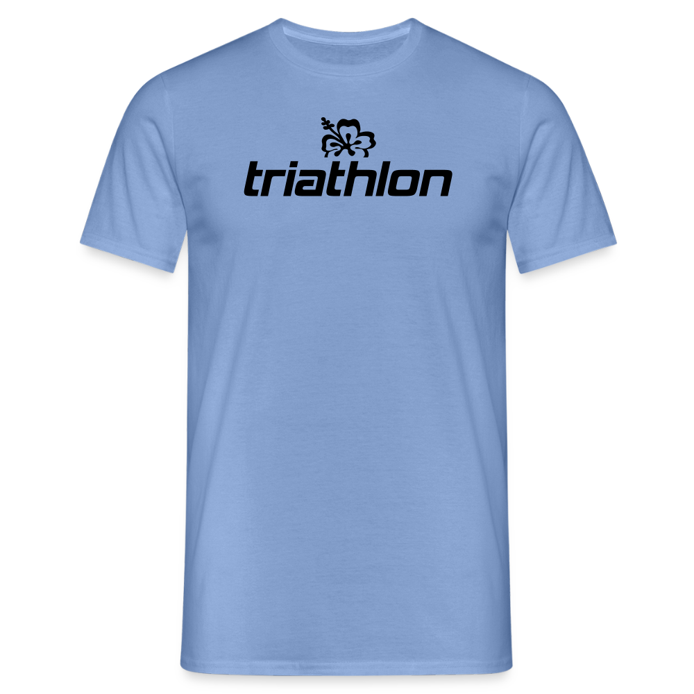 triathlon | T-Shirt Männer mit großem Logo - carolina blue