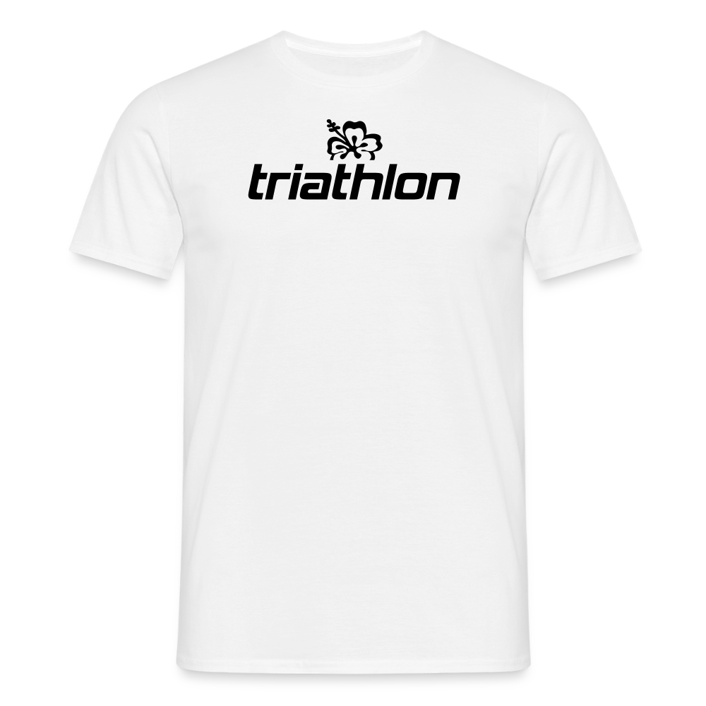 triathlon | T-Shirt Männer mit großem Logo - Weiß