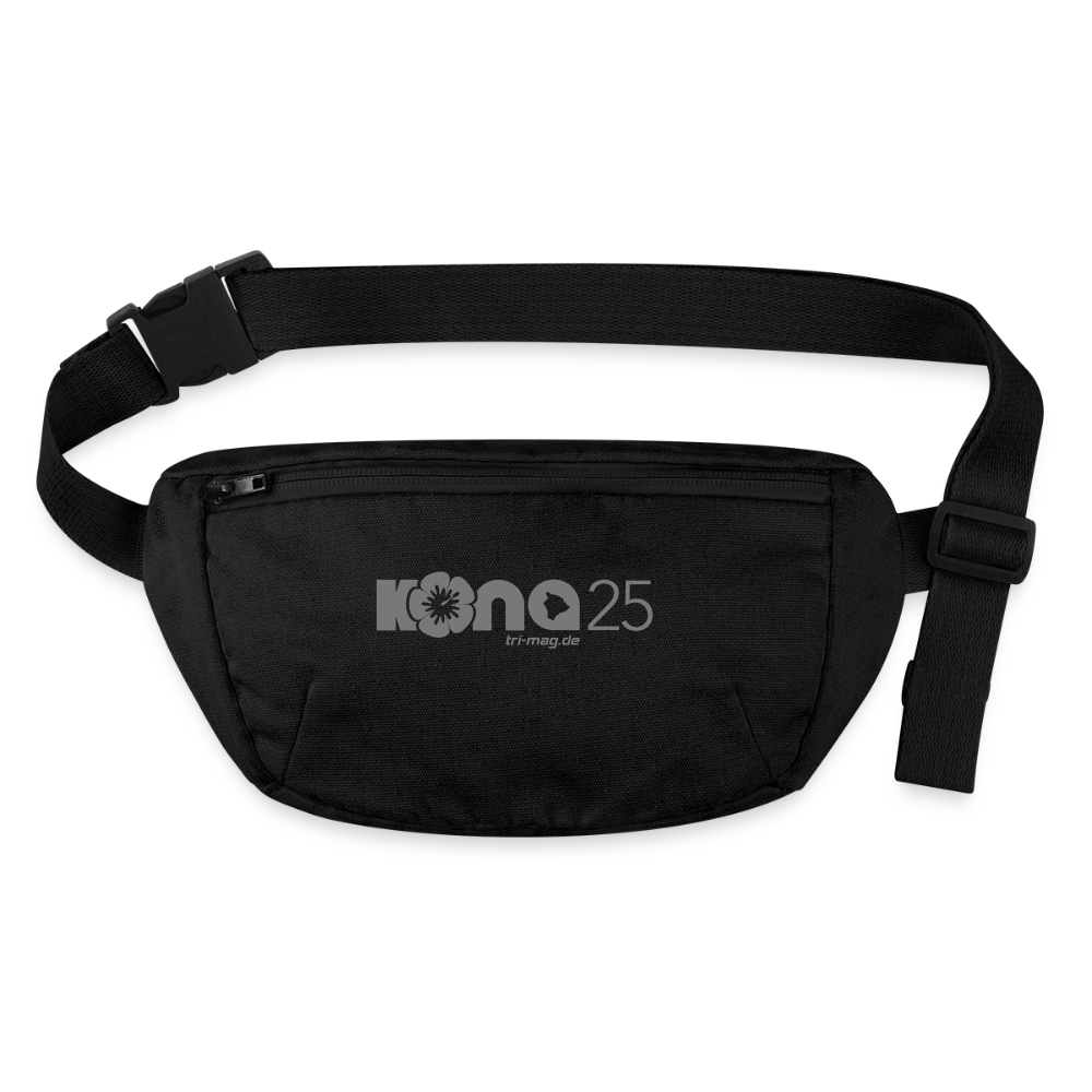 kona25: Gürteltasche | Logo in Grau - Schwarz