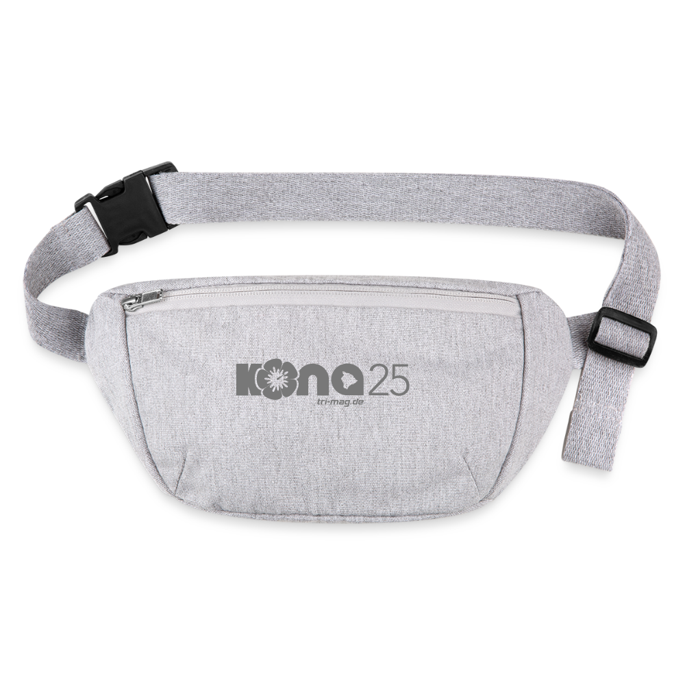 kona25: Gürteltasche | Logo in Grau - Grau meliert