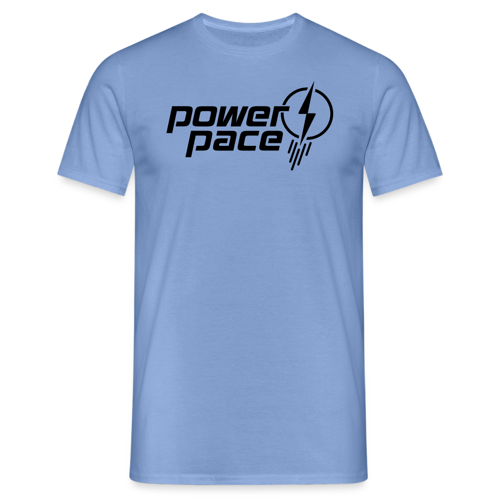 power & pace | T-Shirt Männer mit großem Logo - carolina blue
