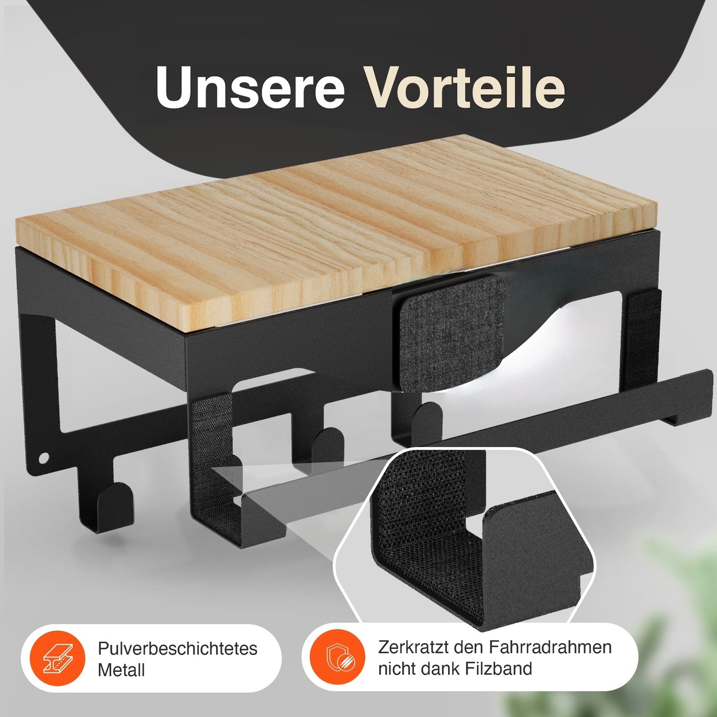 Wandhalterung PRO | Renn- und Triathlonbike