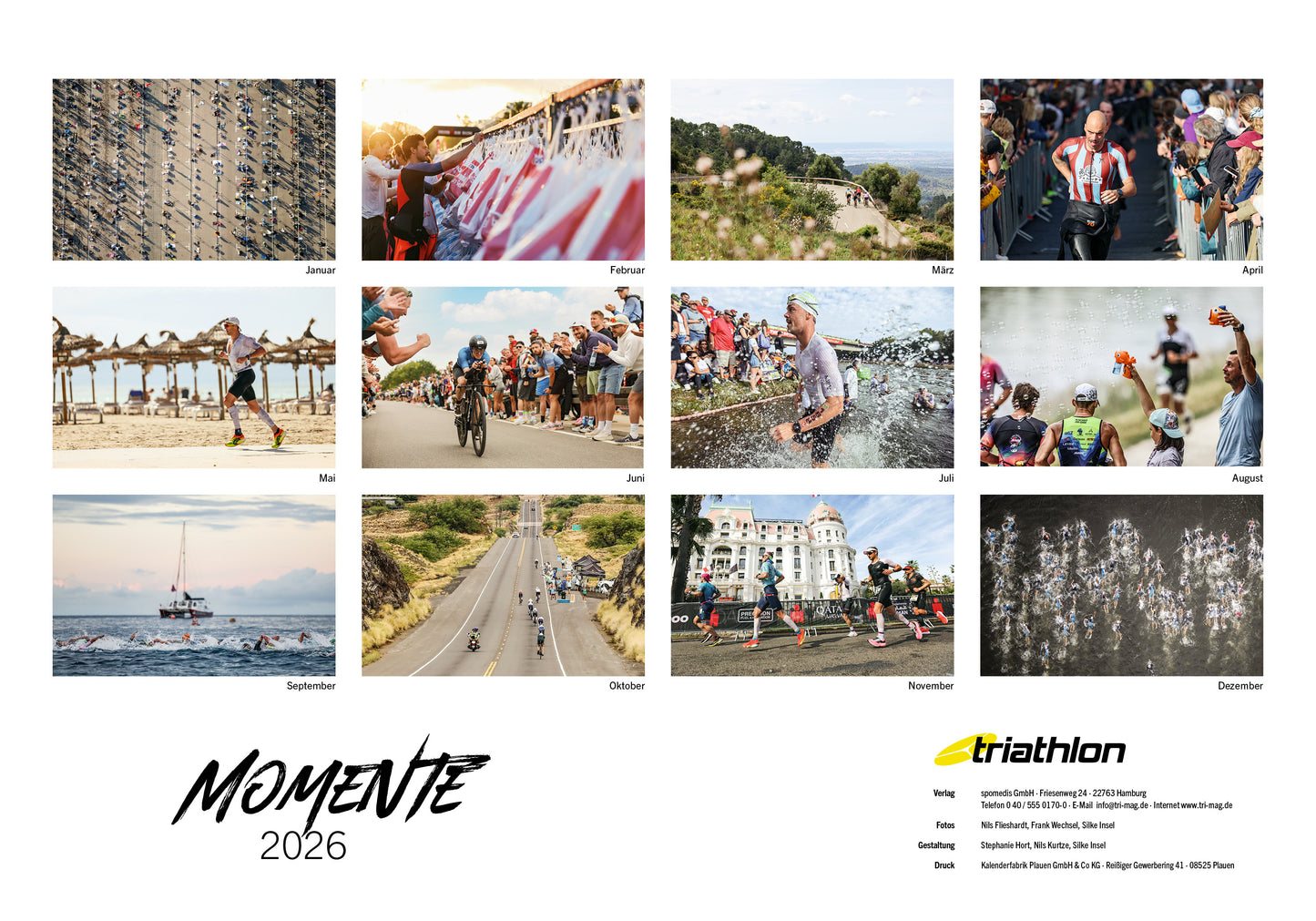 triathlon-Kalender 2026 (Versand ab November)