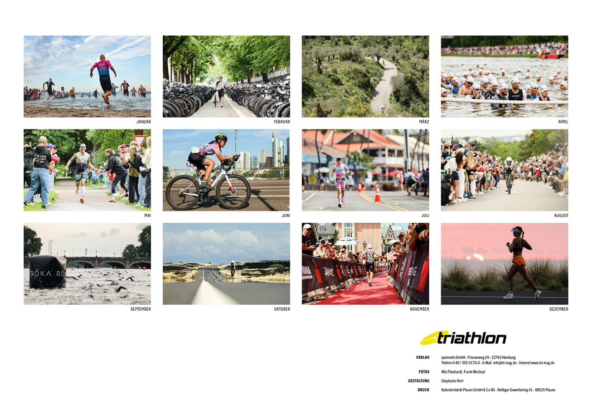 triathlon-Kalender 2027 (Auslieferung ab November)