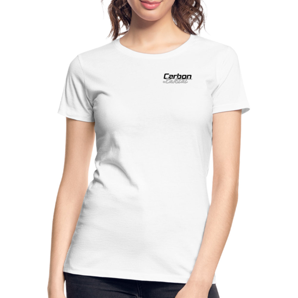 Frauen Bio T-Shirt "Carbon & Laktat" - Weiß