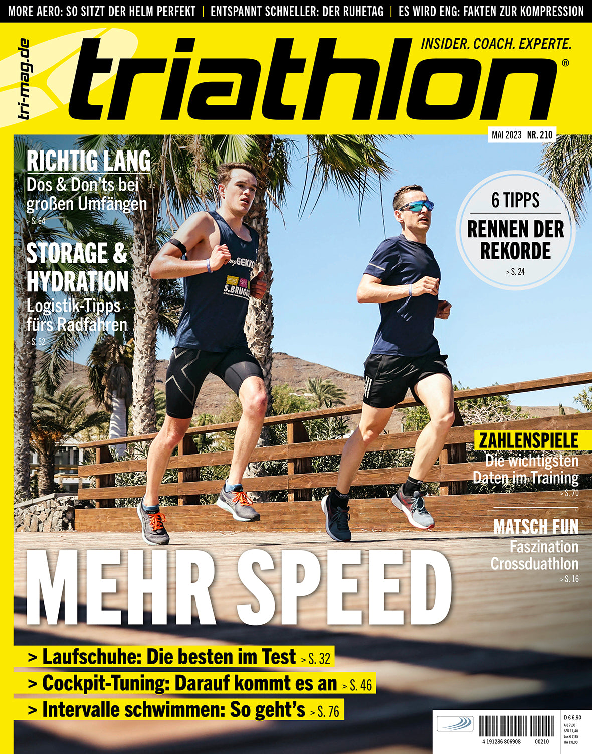 12 Ausgaben: triathlon 2023 komplett