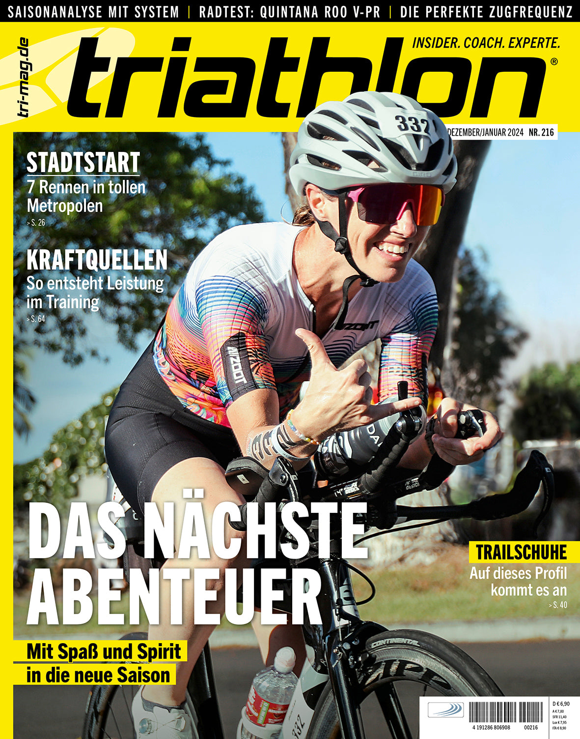 12 Ausgaben: triathlon 2023 komplett