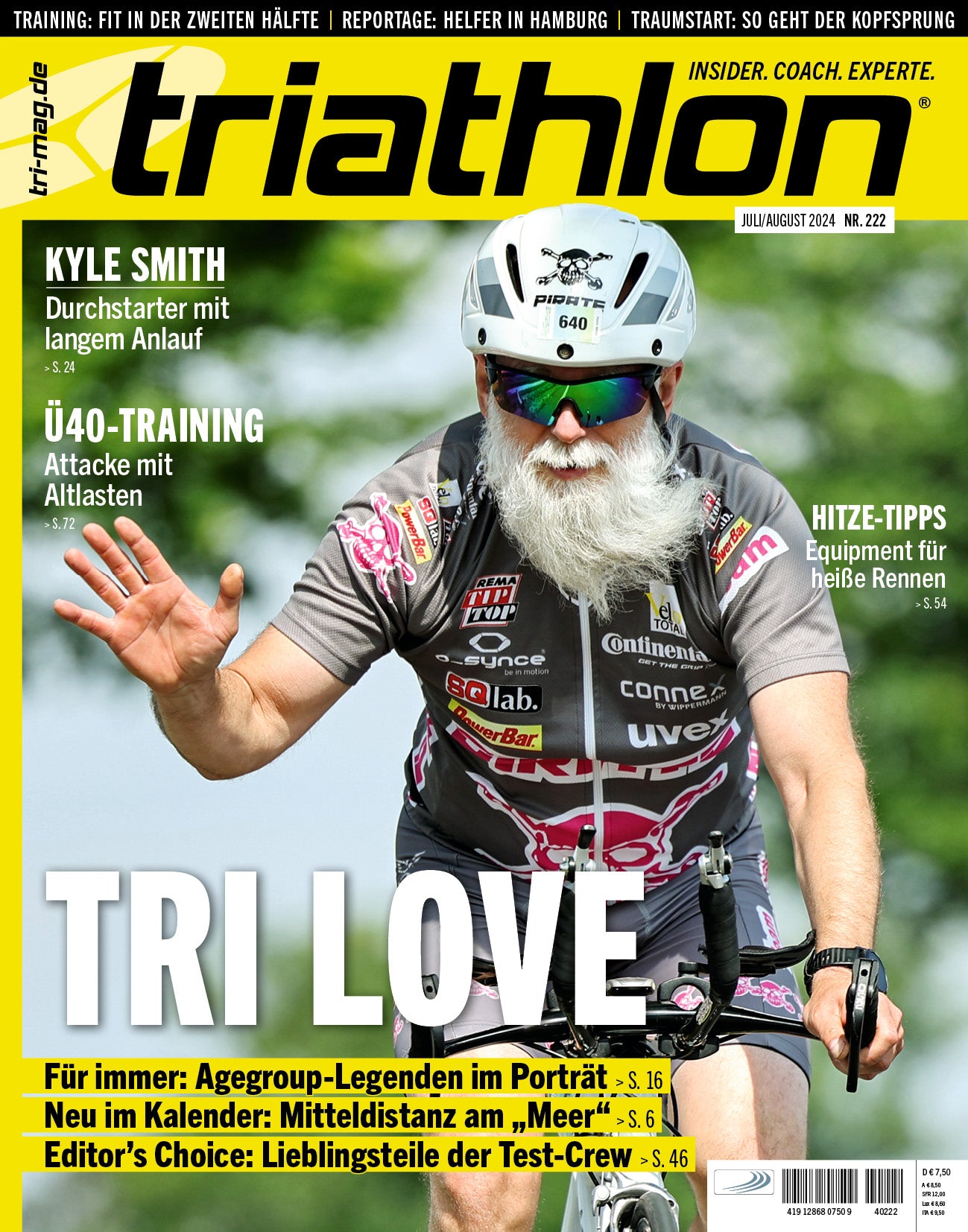 triathlon 222: Juli/August 2024