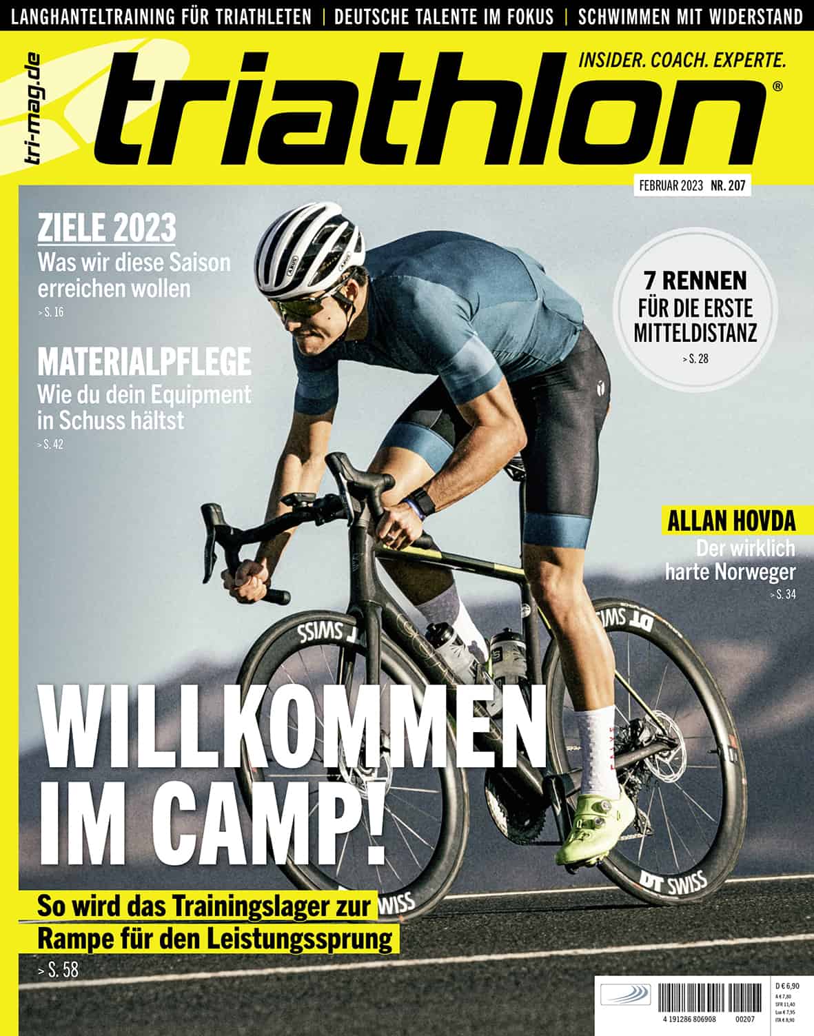 12 Ausgaben: triathlon 2023 komplett
