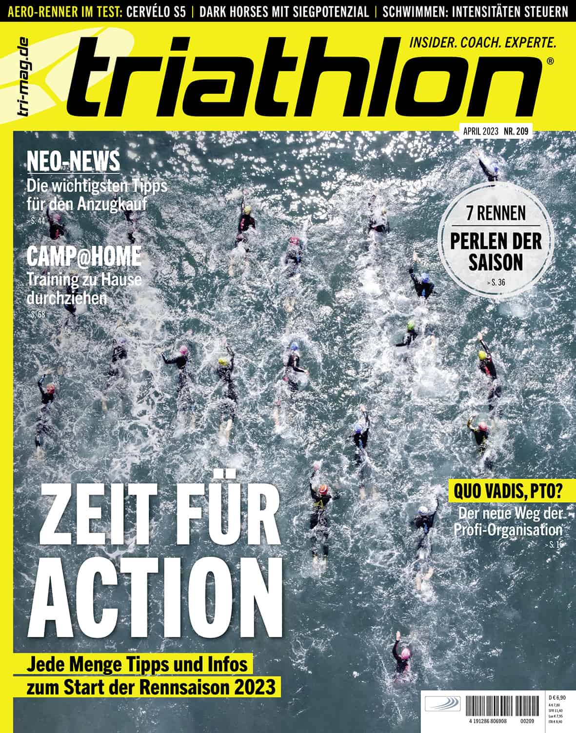 12 Ausgaben: triathlon 2023 komplett