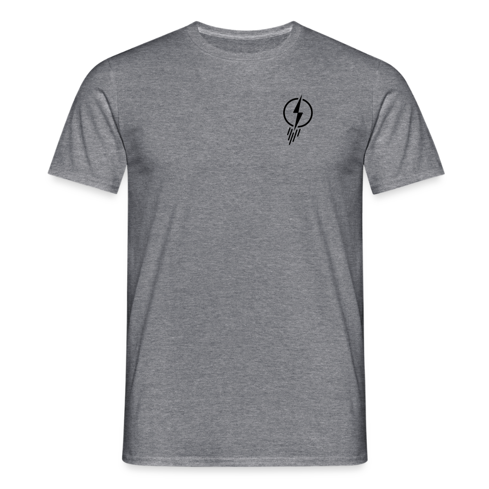 power & pace | T-Shirt mit Icon - Graphit meliert