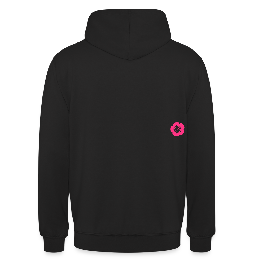 kona25: Unisex Hoodie | Logo in Neonpink - Schwarz