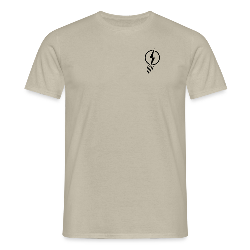 power & pace | T-Shirt mit Icon - Sandbeige