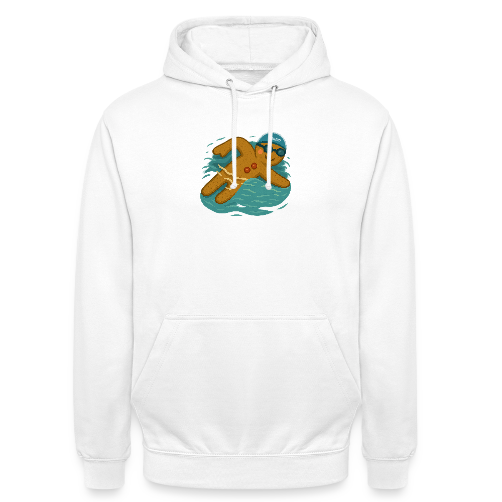 SWIM Lebkuchenmann | Unisex Hoodie - Weiß