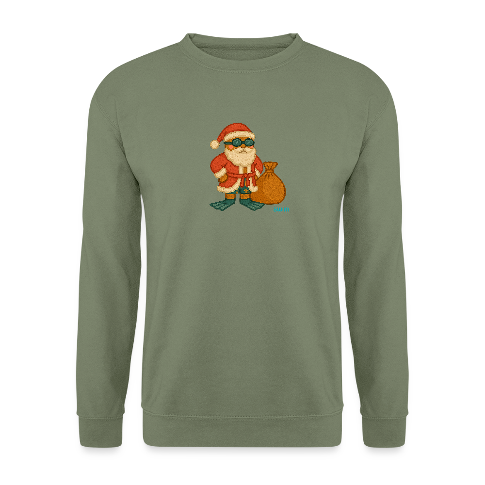 SWIM Weihnachtsmann | Unisex Pullover - Armeegrün