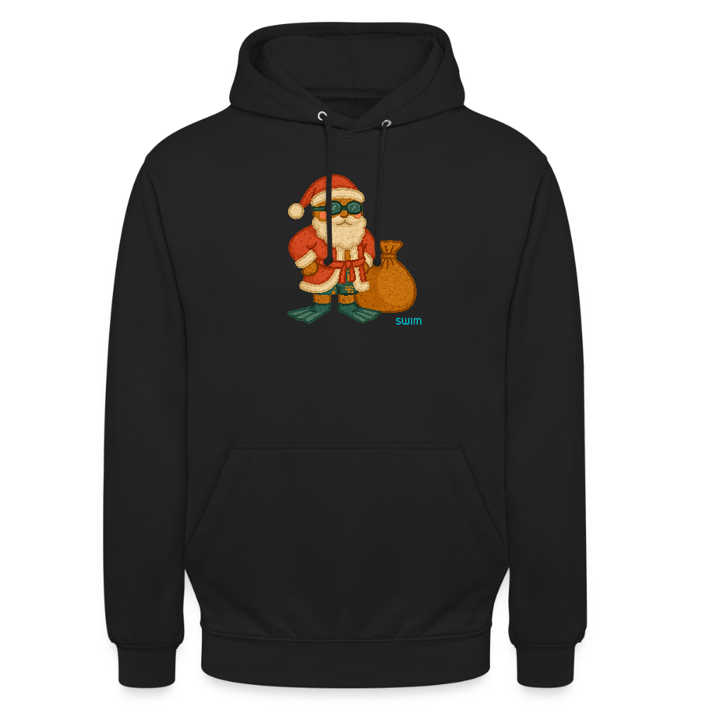 SWIM Weihnachtsmann | Unisex Hoodie - Schwarz