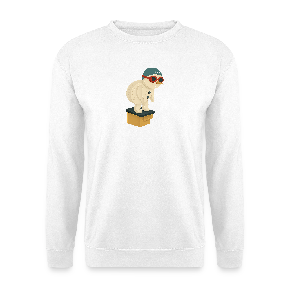 SWIM Schneemann | Unisex Pullover - Weiß