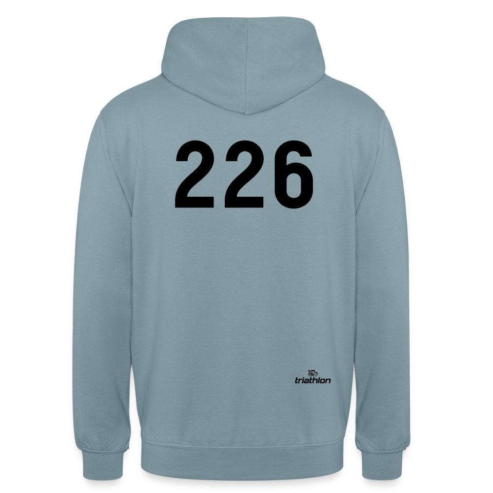 Going Long | Hoodie mit großer 226 - Nebelblau