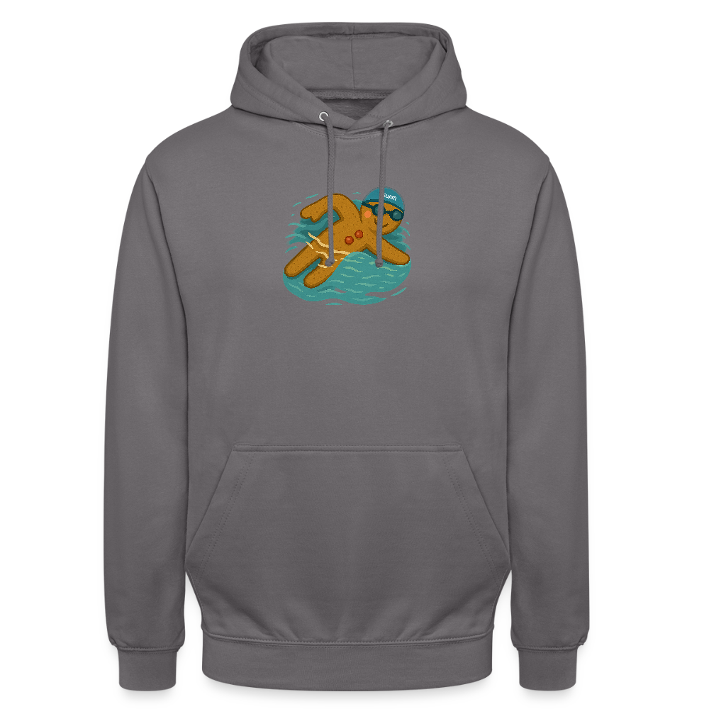 SWIM Lebkuchenmann | Unisex Hoodie - Mittelgrau