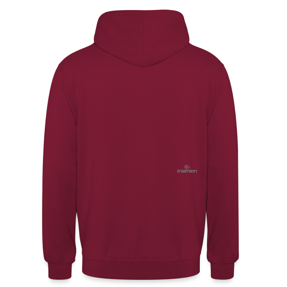 Weihnachtsfahrrad | Unisex Hoodie - Bordeaux