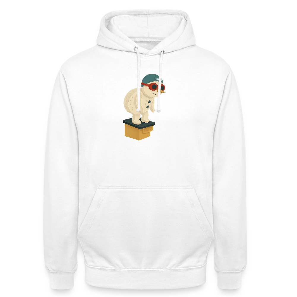 SWIM Schneemann | Unisex Hoodie - Weiß