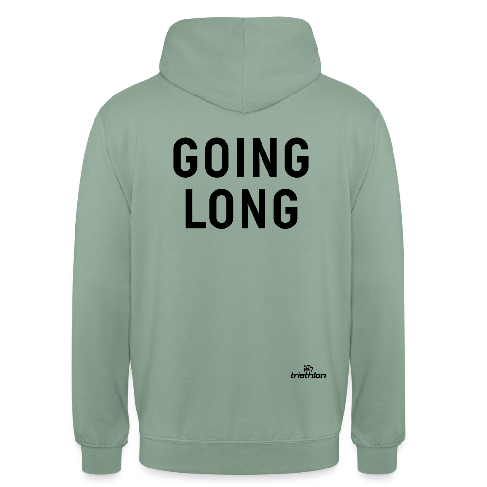 Going Long | Hoodie mit kleiner 226 - Graugrün