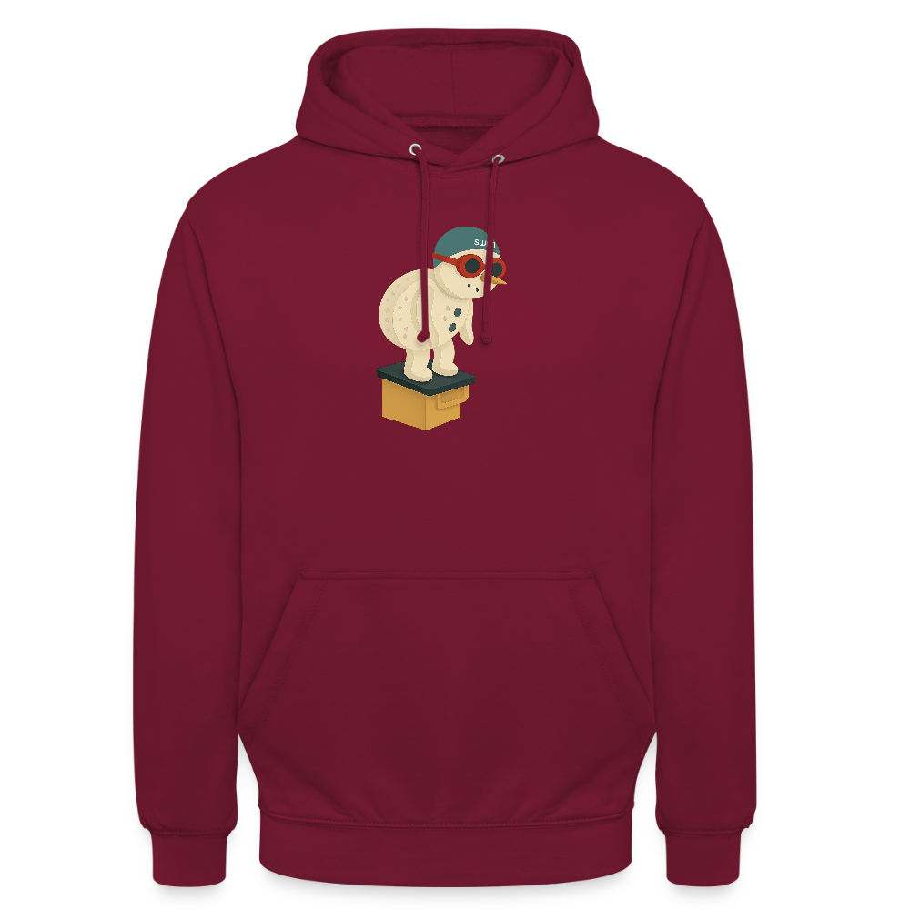 SWIM Schneemann | Unisex Hoodie - Bordeaux