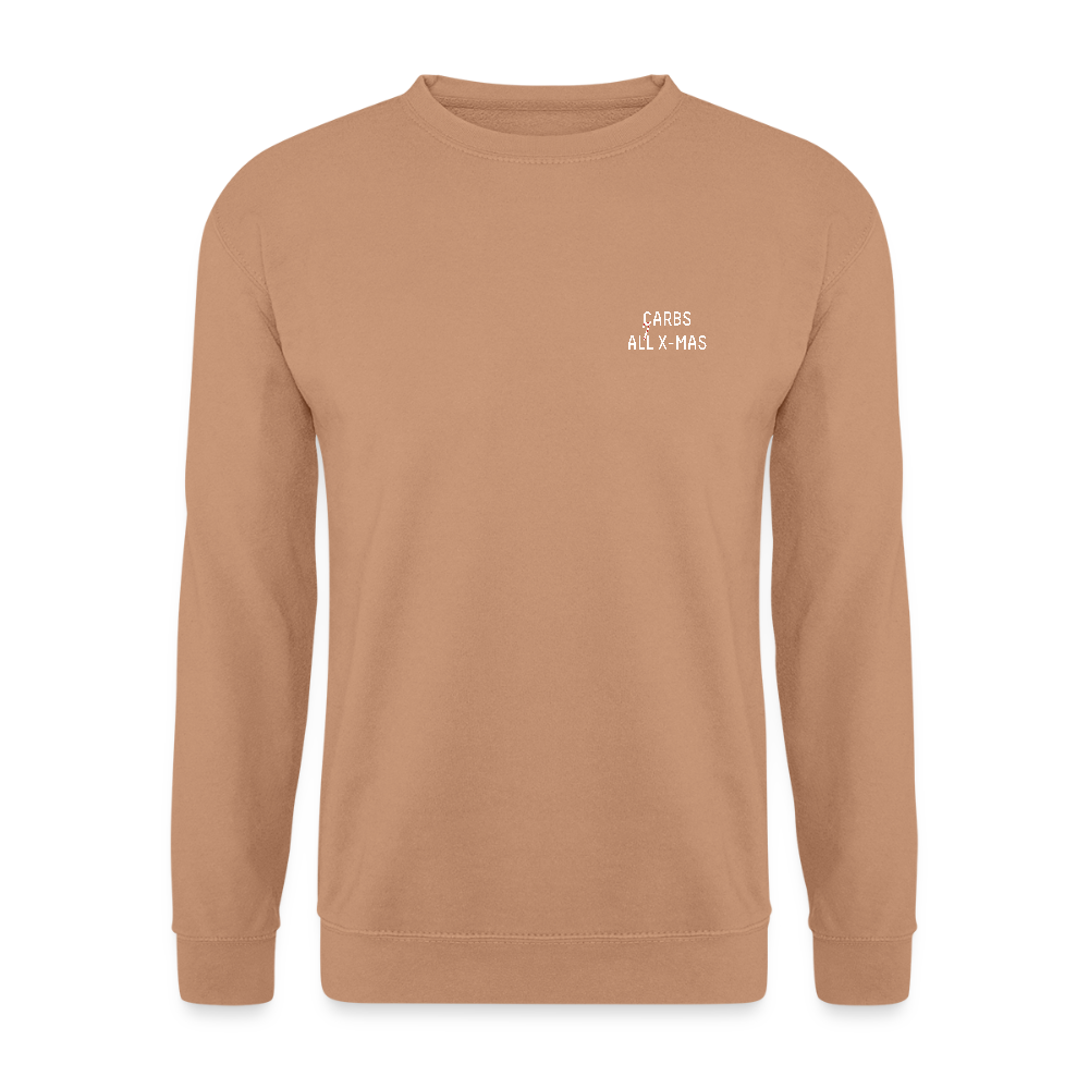 CARBS ALL X-MAS | Unisex Pullover - Mocca