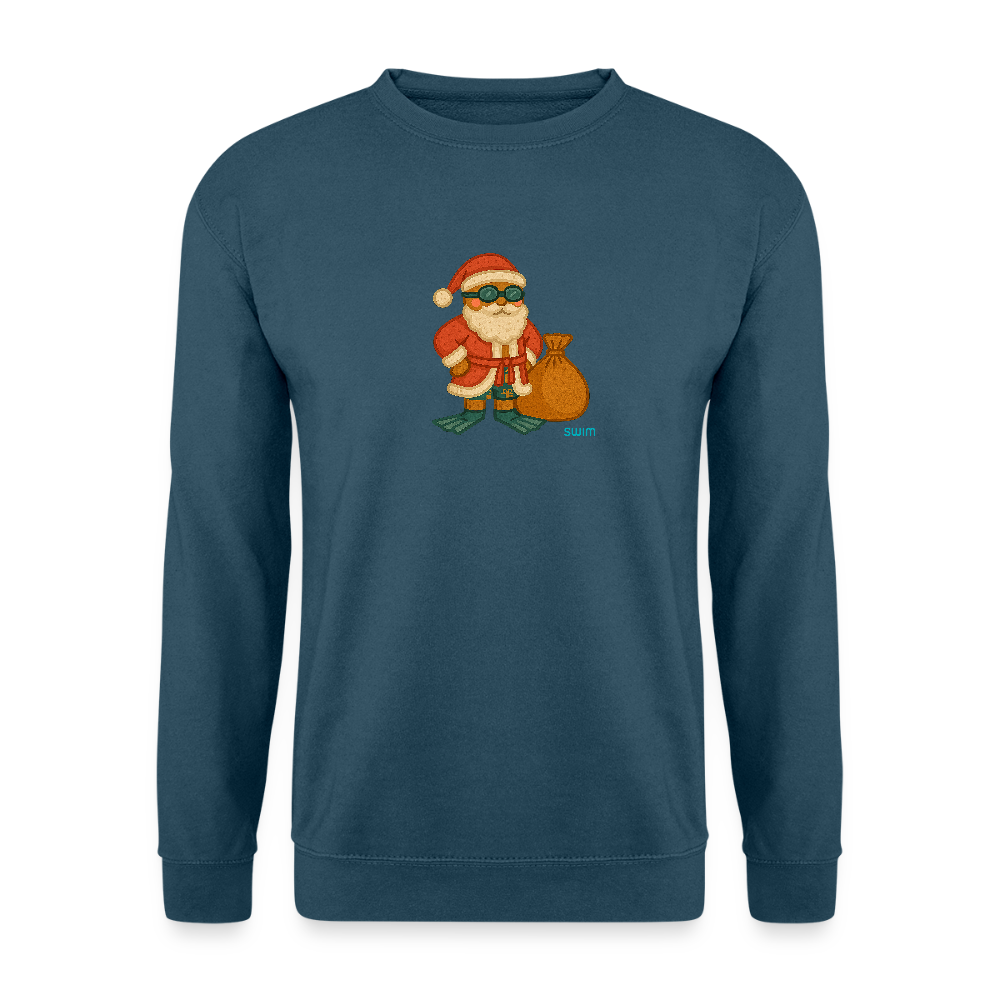 SWIM Weihnachtsmann | Unisex Pullover - Indigoblau