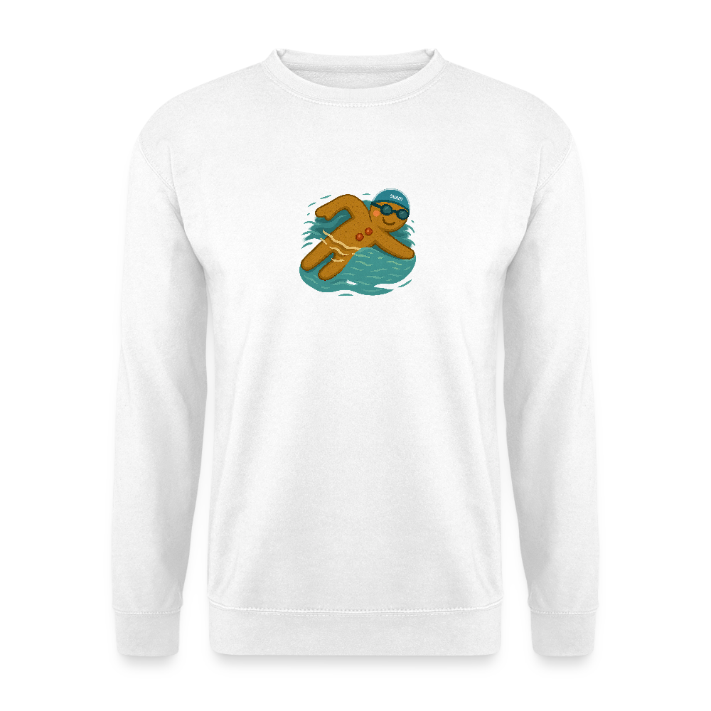 SWIM Lebkuchenmann | Unisex Pullover - Weiß