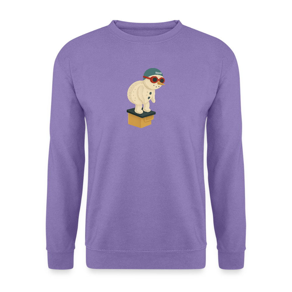 SWIM Schneemann | Unisex Pullover - Lavendel