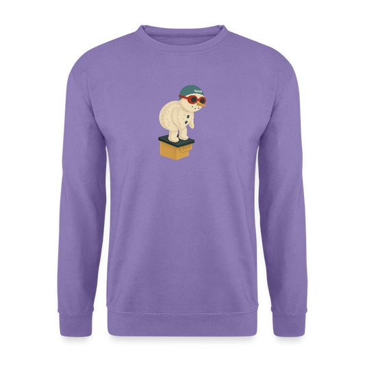 SWIM Schneemann | Unisex Pullover - Lavendel