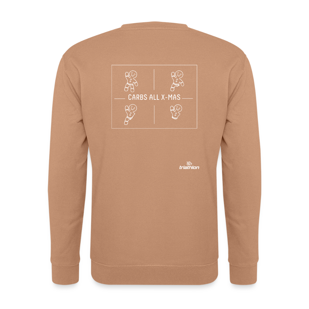 CARBS ALL X-MAS | Unisex Pullover - Mocca