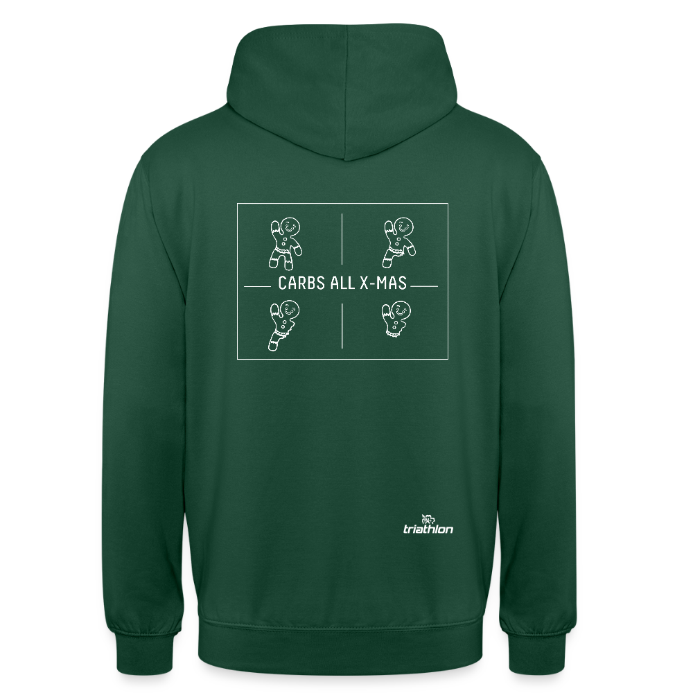 CARBS ALL X-MAS | Unisex Hoodie - Flaschengrün