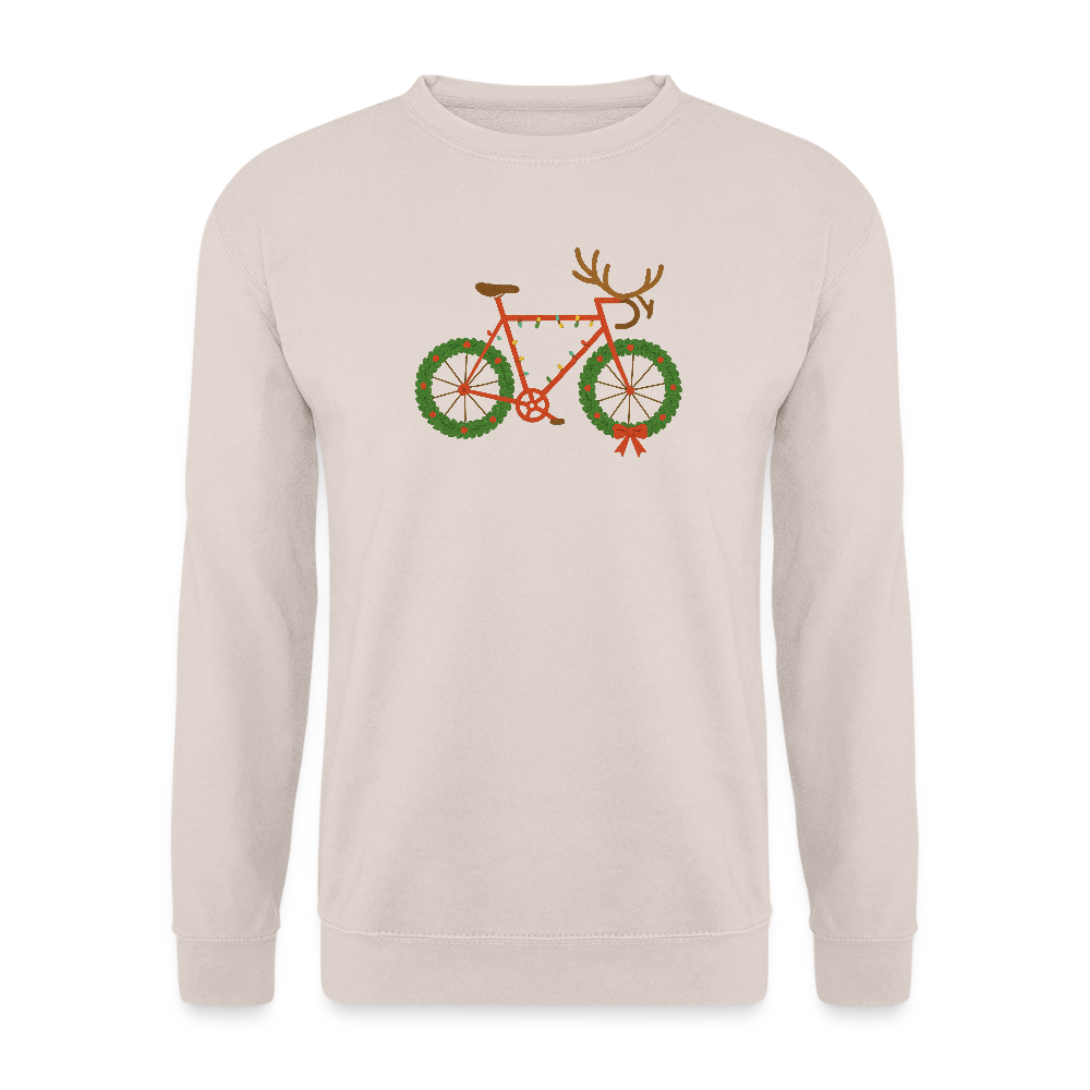 Weihnachtsfahrrad | Unisex Pullover - Sand