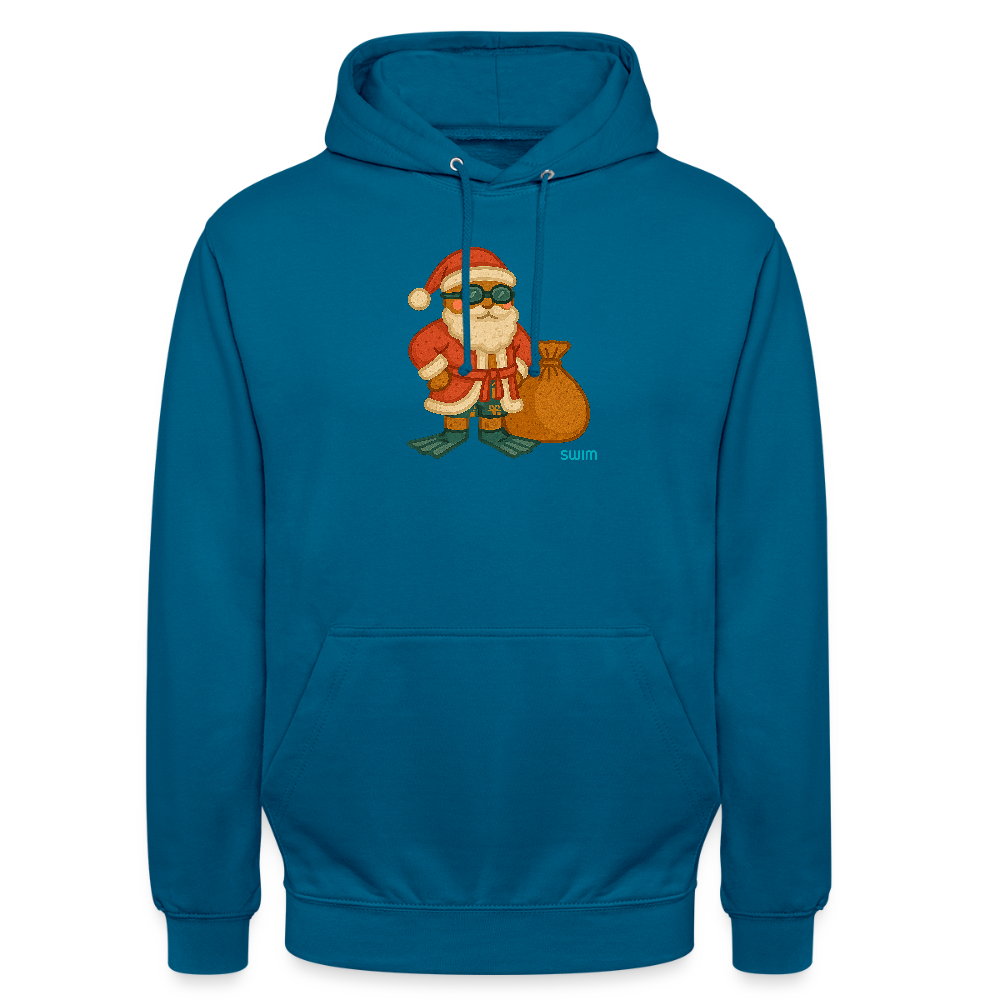 SWIM Weihnachtsmann | Unisex Hoodie - Tiefseeblau 