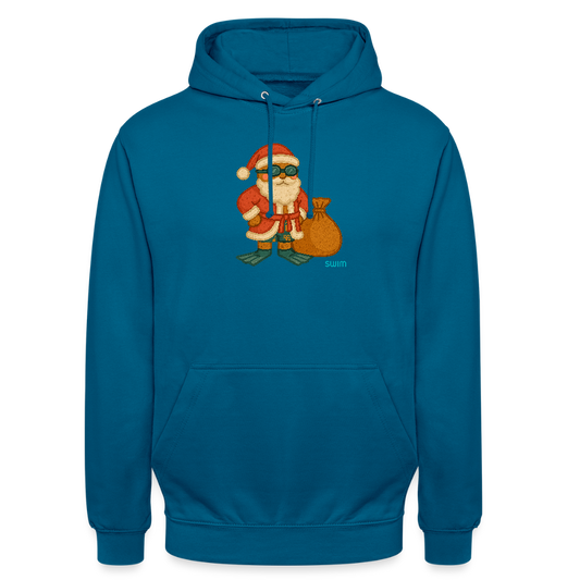 SWIM Weihnachtsmann | Unisex Hoodie - Tiefseeblau 