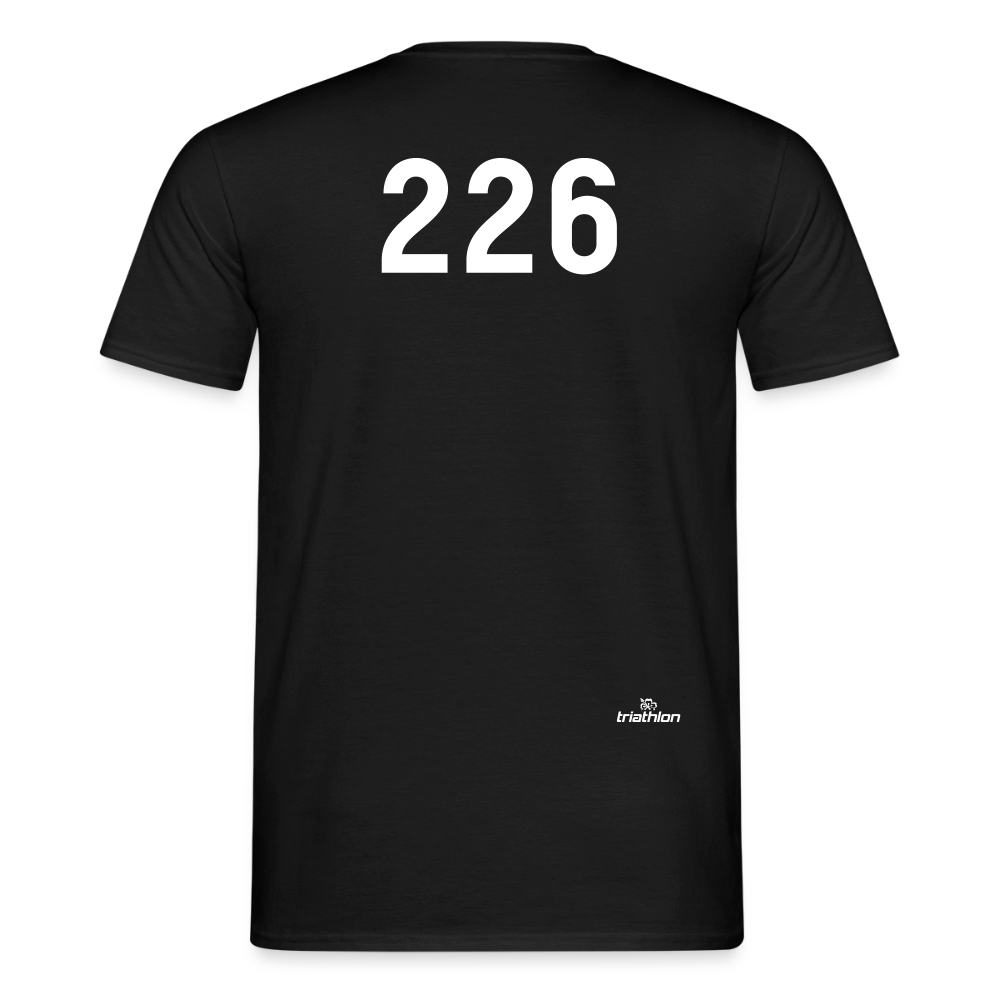 Going Long | T-Shirt mit großer 226 - Schwarz