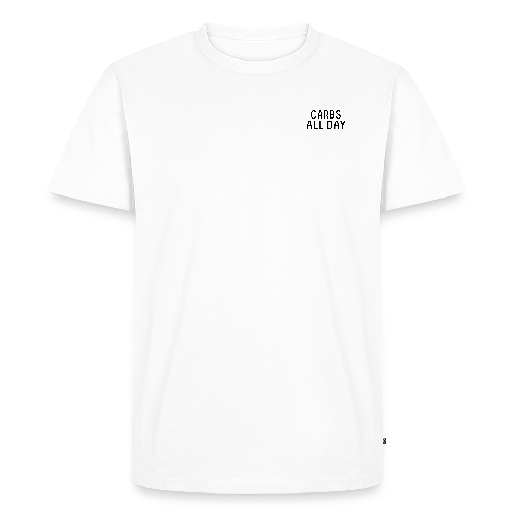 CARBS ALL DAY | T-Shirt - Weiß