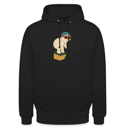 SWIM Schneemann | Unisex Hoodie - Schwarz