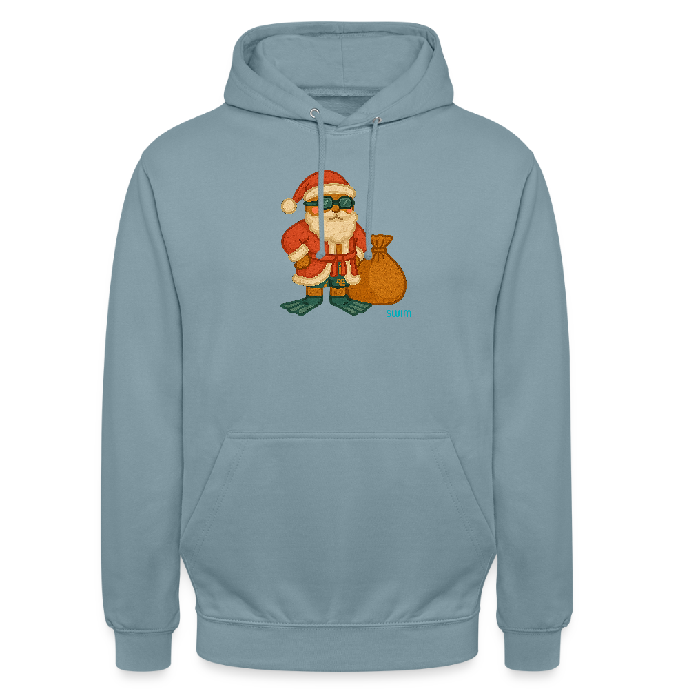 SWIM Weihnachtsmann | Unisex Hoodie - Nebelblau