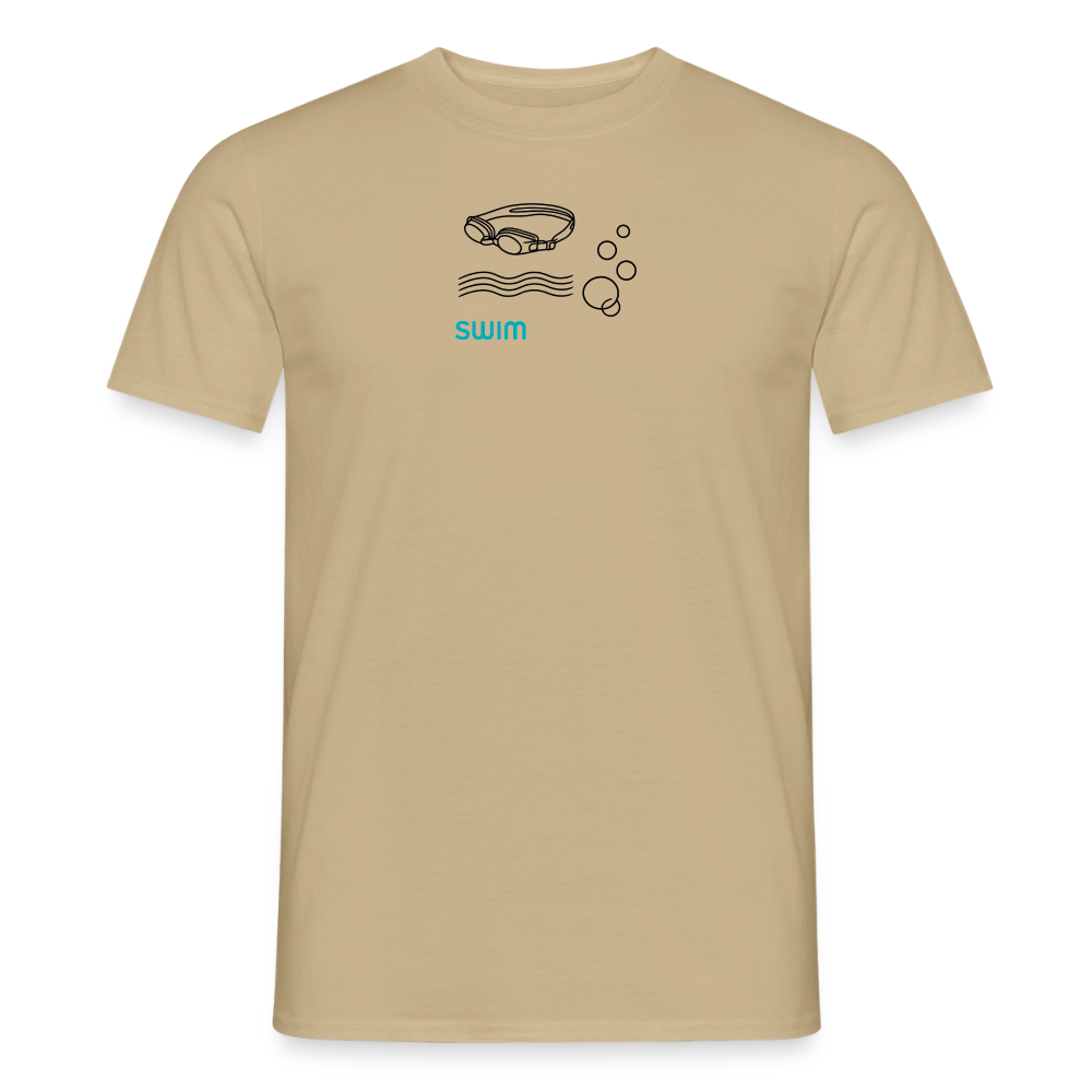 NEU | SWIM | T-Shirt Schwimmbrille - Sandbeige