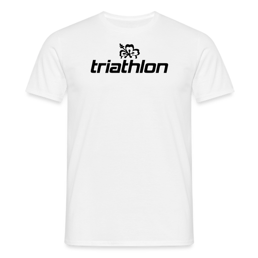 triathlon | T-Shirt Männer mit großem Logo - Weiß