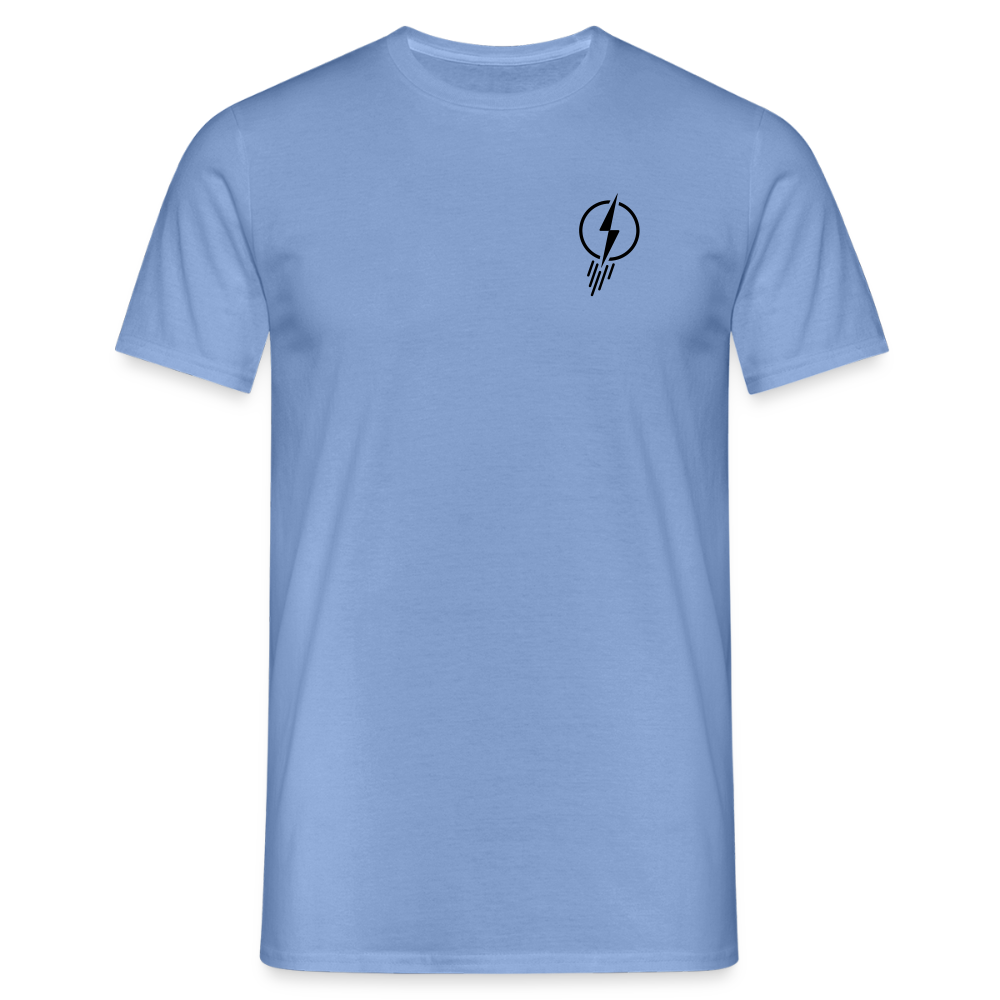 power & pace | T-Shirt mit Icon - carolina blue