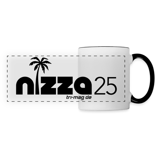 nizza25: Tasse - Weiß/Schwarz