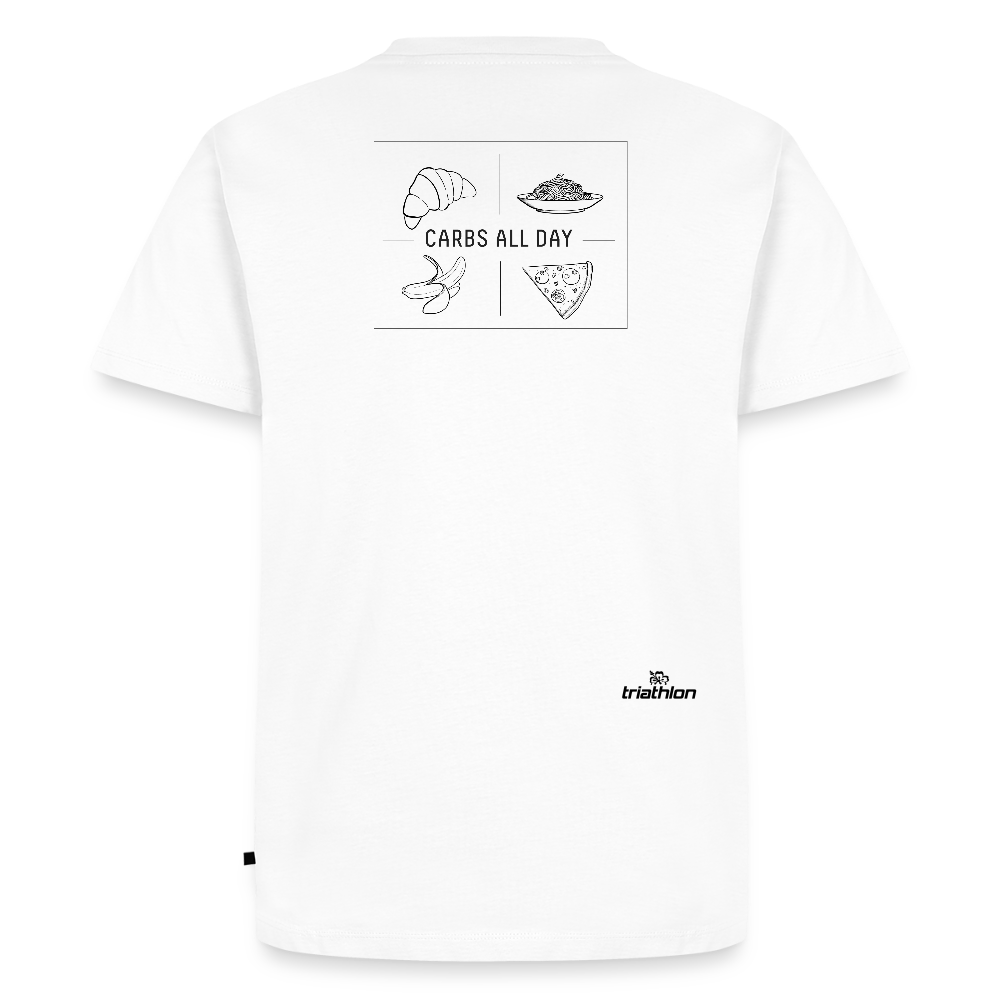 CARBS ALL DAY | T-Shirt - Weiß